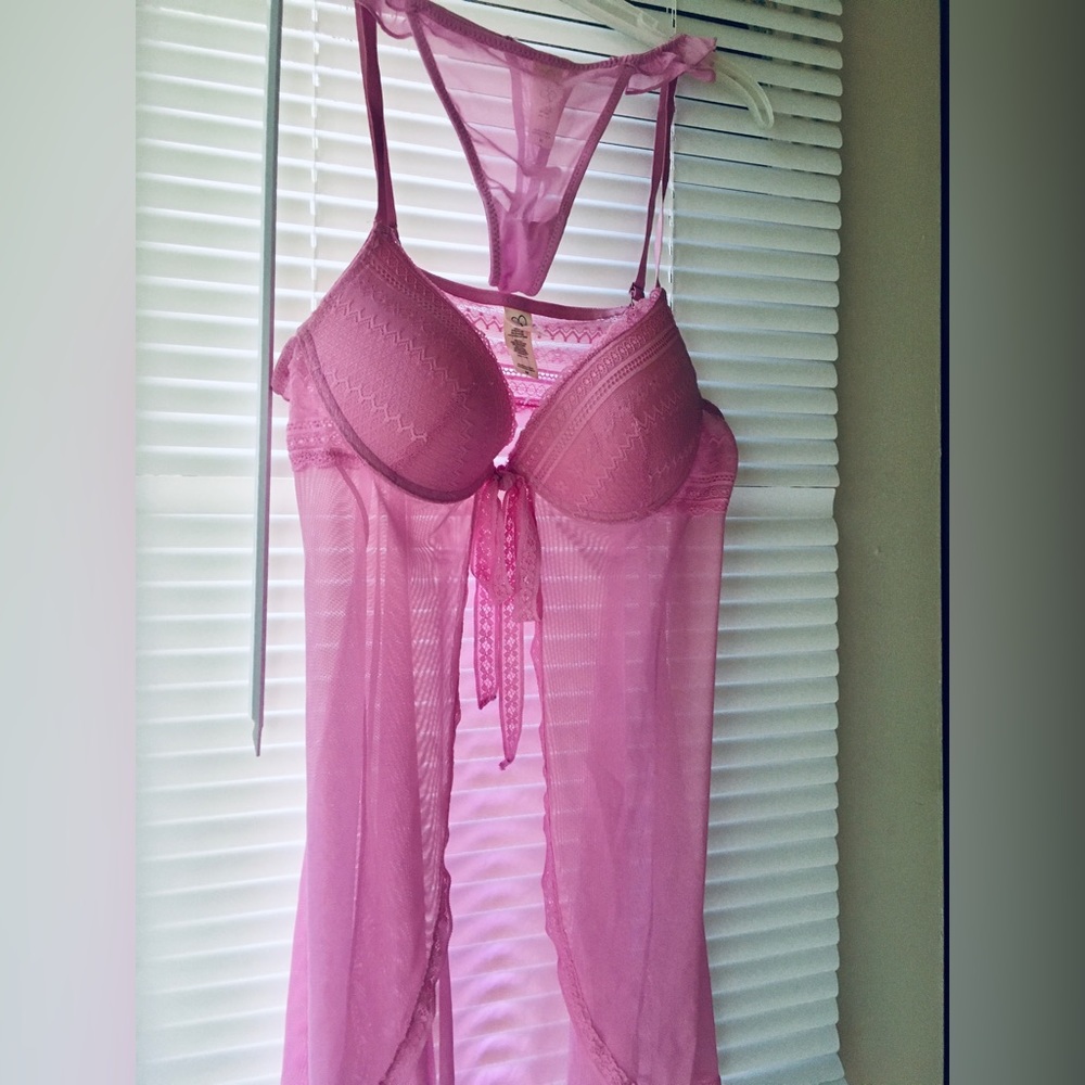 Mauve Lingerie Set